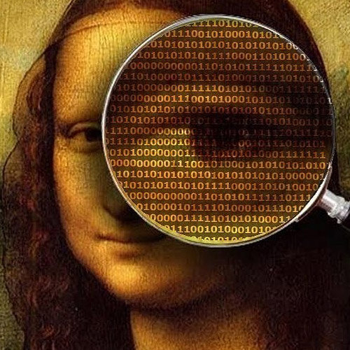 Stenagrofie Text in Bildern verstecken Mona Lisa